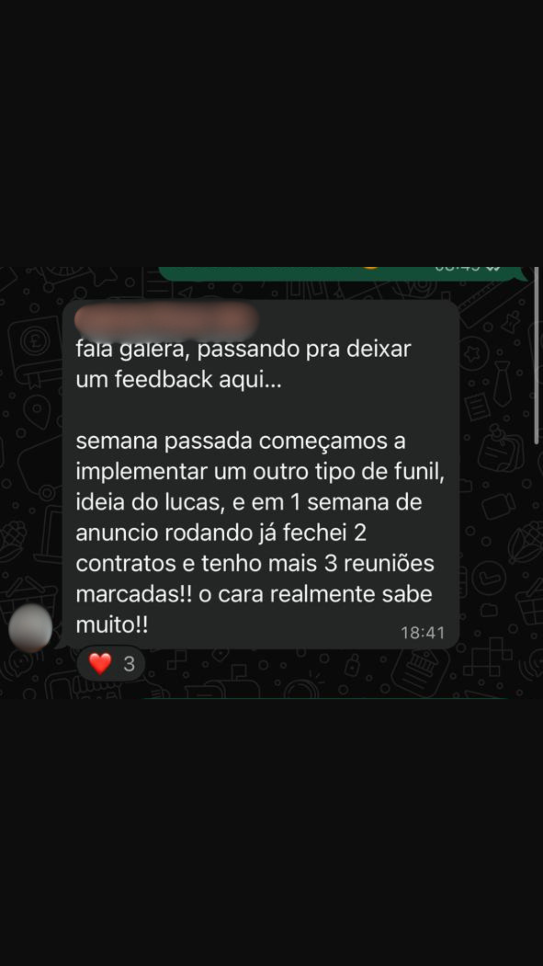 2 contratos em 1 semana